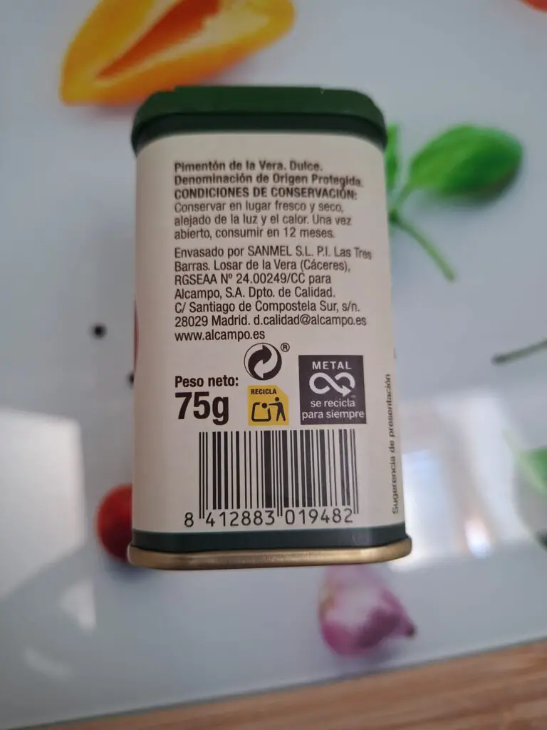 pimentón de la vera Sanmel