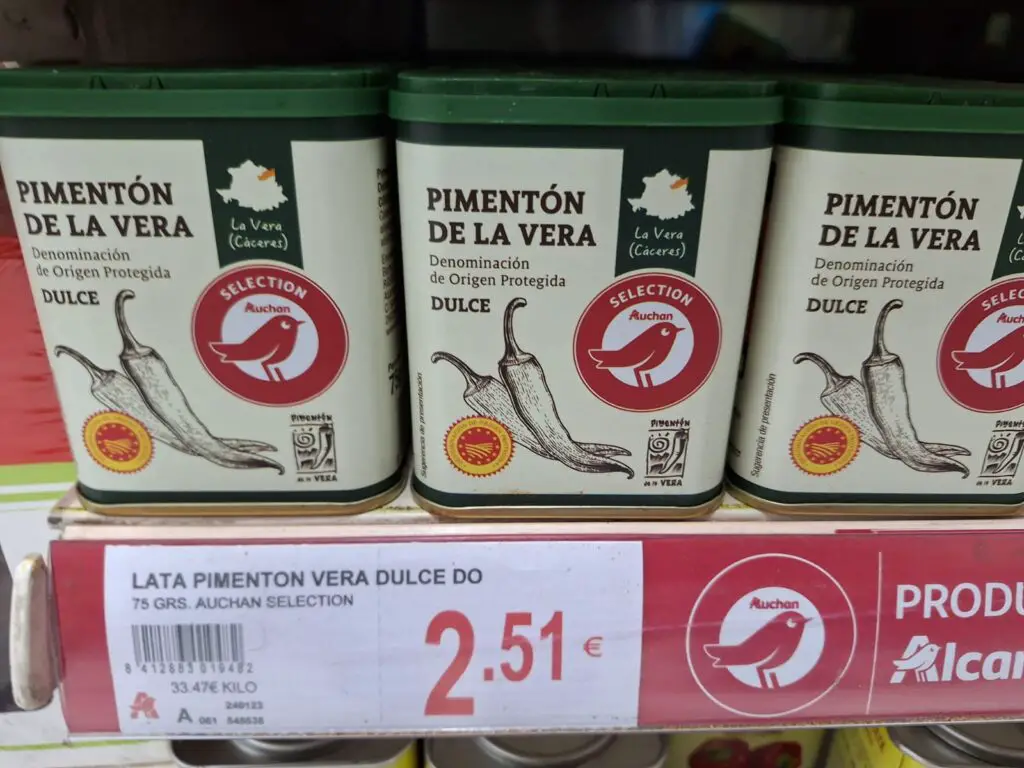 pimentón de la vera alcampo
